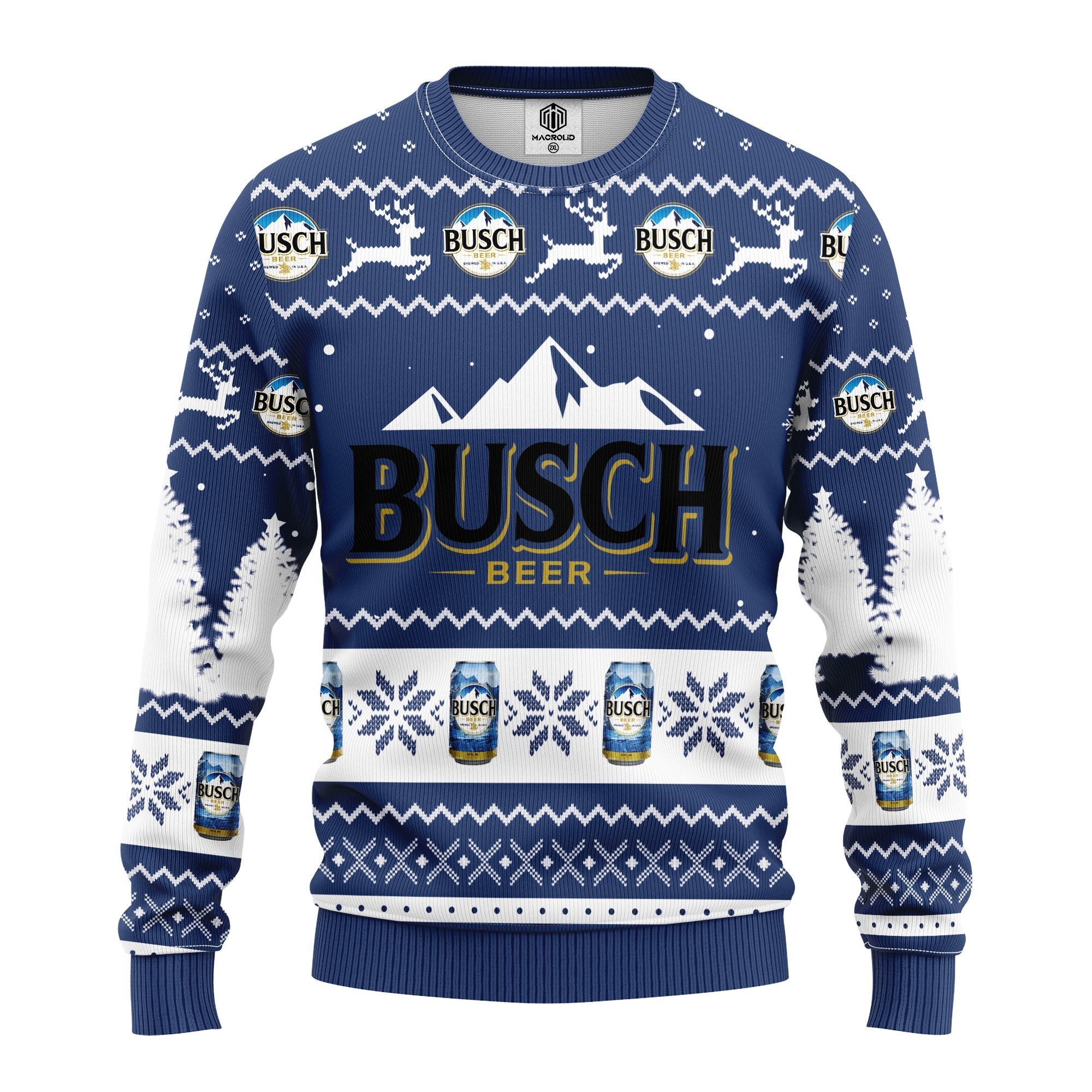 Busch 3 Ugly Christmas Sweater Amazing Gift Idea Thanksgiving Gift