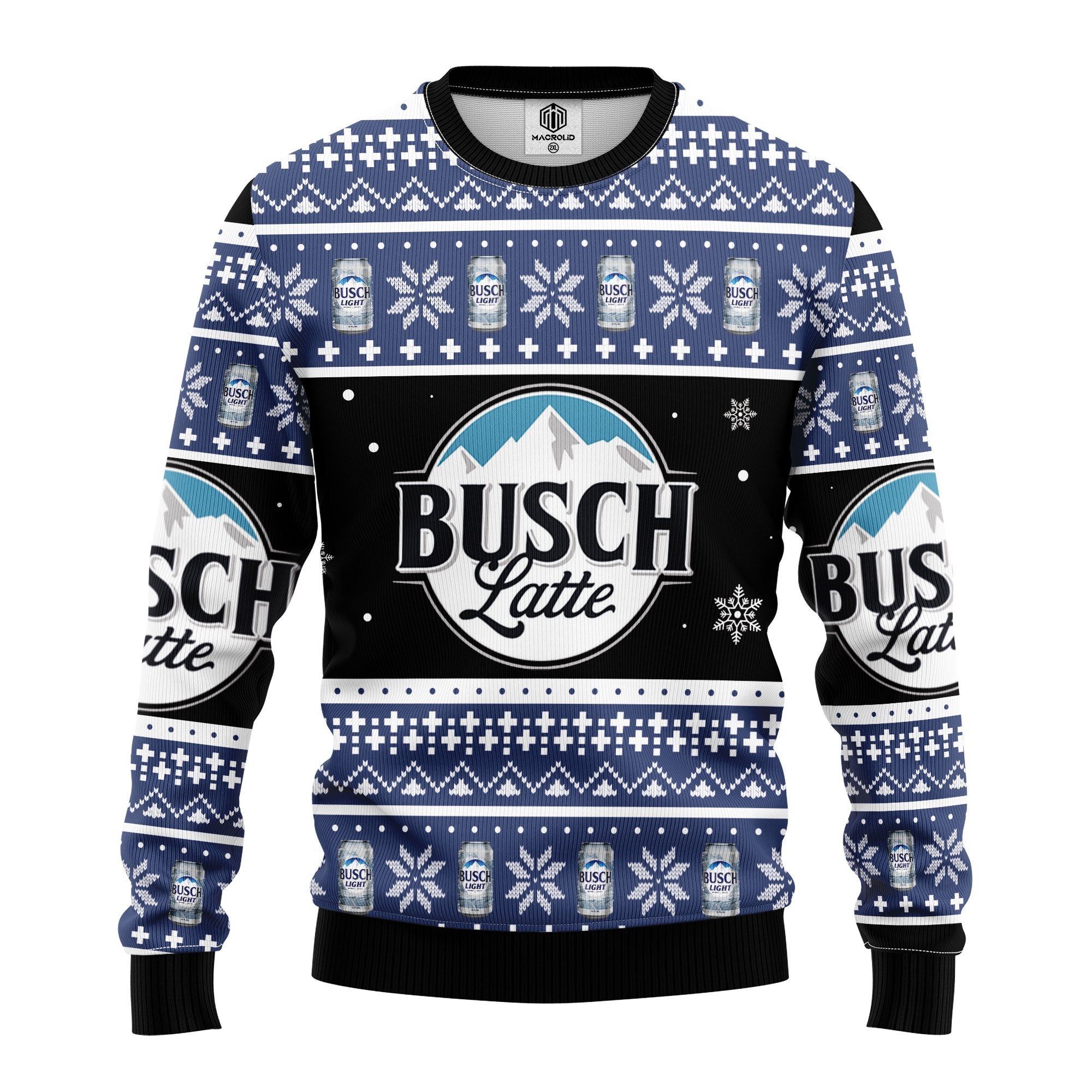 Busch Latte 2 Ugly Christmas Sweater Amazing Gift Idea Thanksgiving Gift