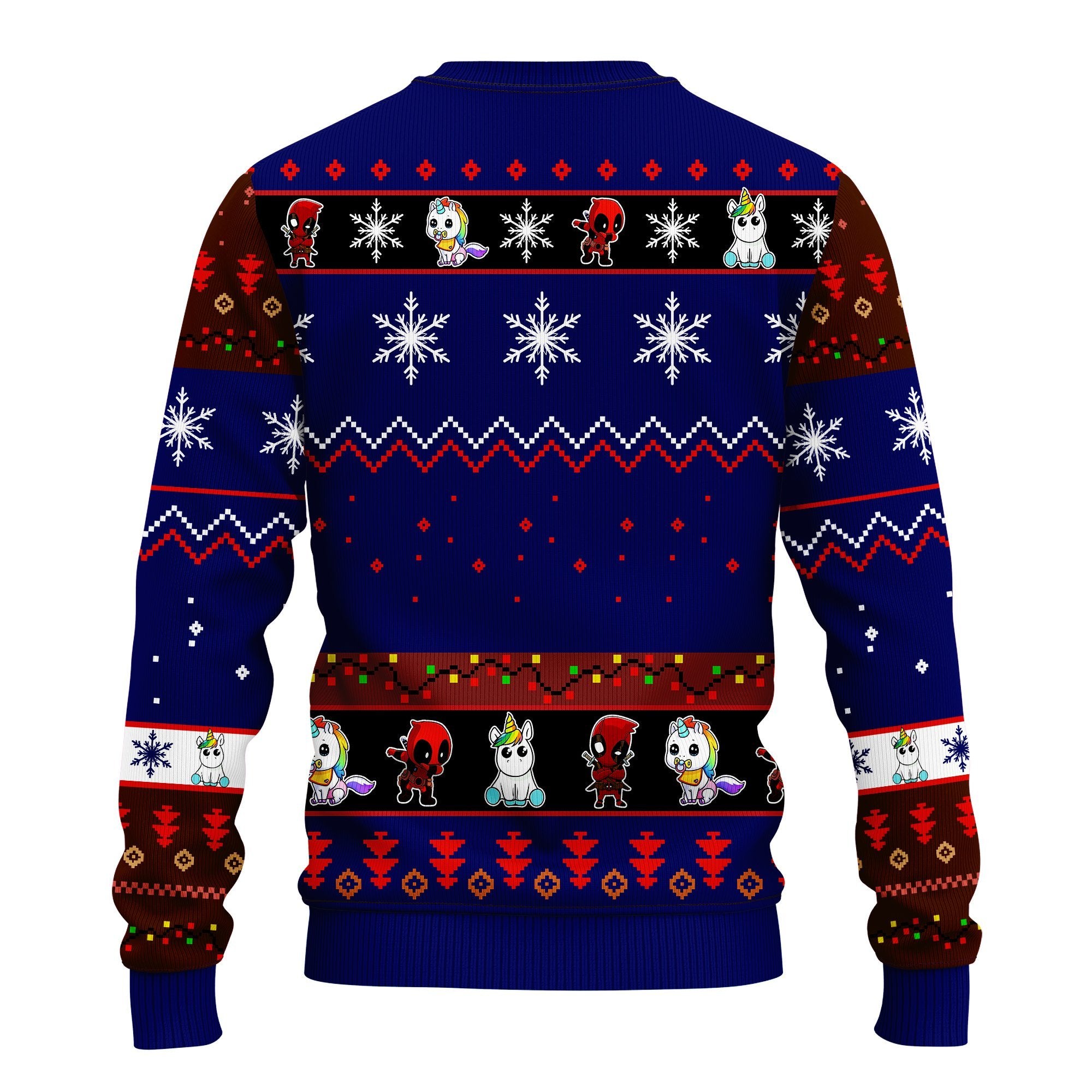 Deadpool Unicorn Christmas Sweater Blue 1 Amazing Gift Idea Thanksgiving Gift