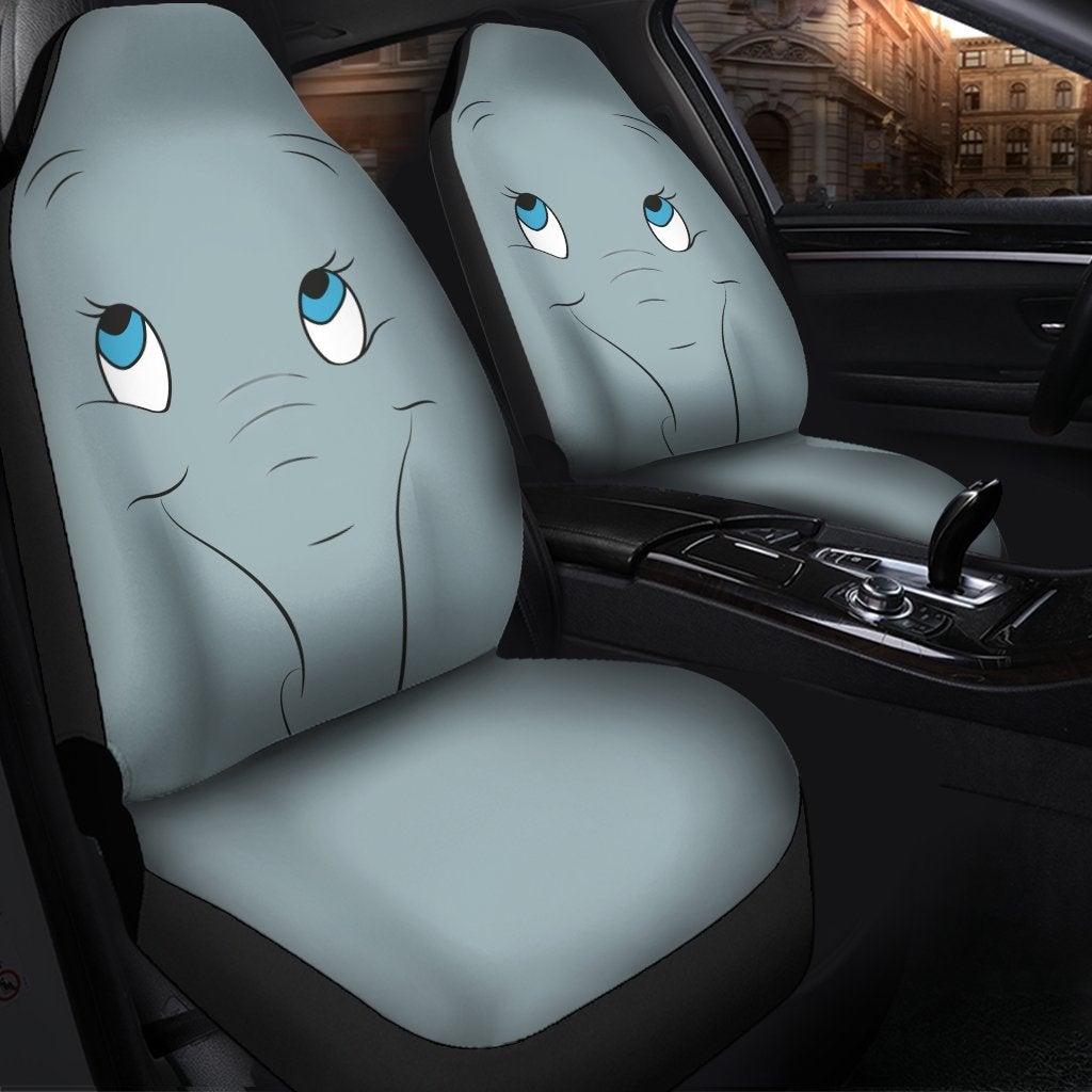 Dumbo Face Premium Custom Car Seat Covers Decor Protectors