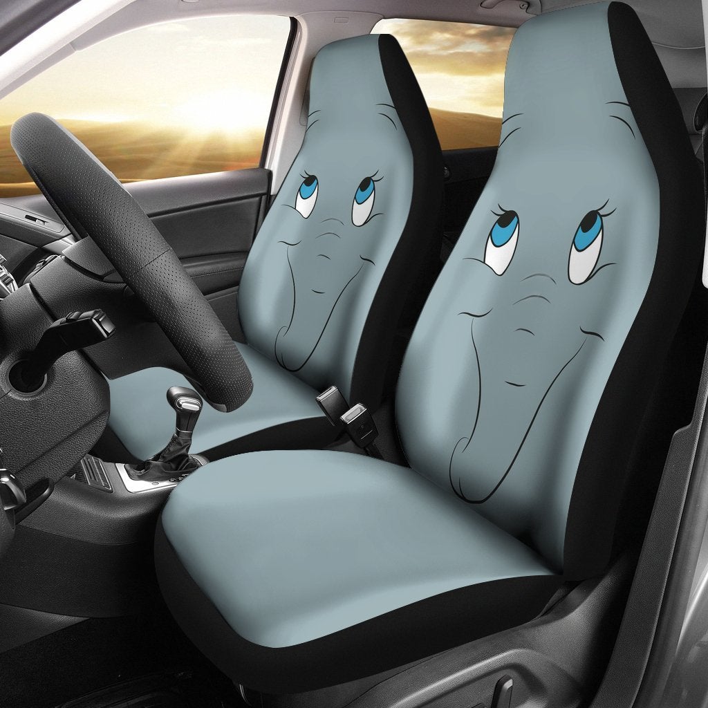 Dumbo Face Premium Custom Car Seat Covers Decor Protectors