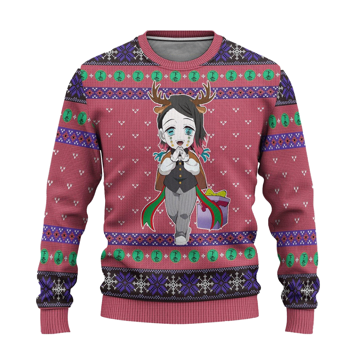 Enmu Demon Slayer Anime Ugly Christmas Sweater Xmas Gift