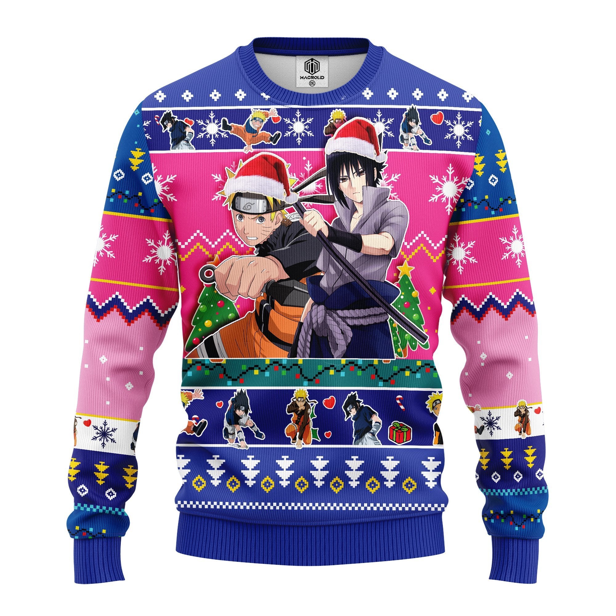 Naruto Sasuke Ugly Christmas Sweater Amazing Gift Idea Thanksgiving Gift