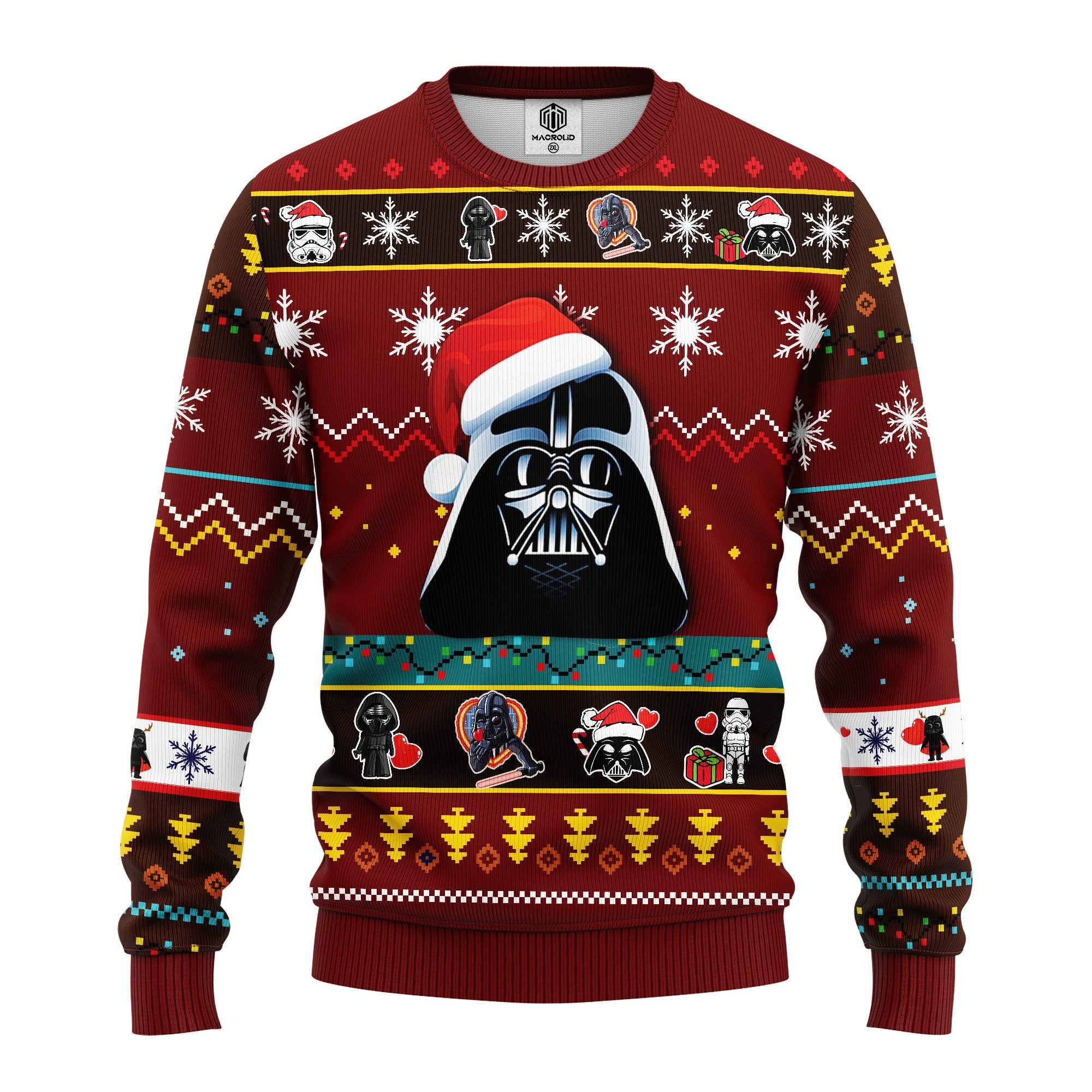 Star Wars Dark Vader Ugly Christmas Sweater Red 1- Amazing Gift Idea Thanksgiving Gift