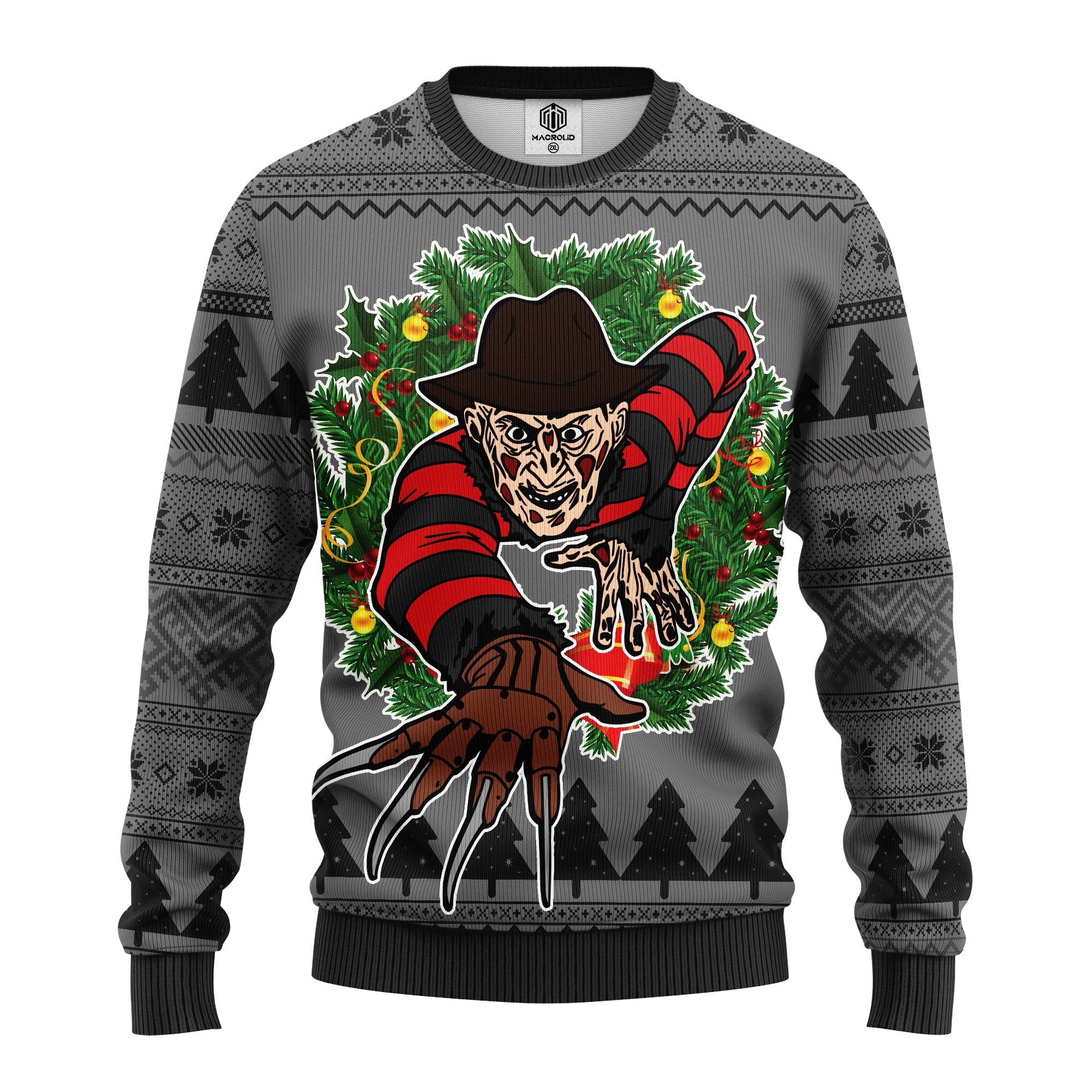 Freddy Krueger Halloween Ugly Christmas Sweater Amazing Gift Idea Thanksgiving Gift