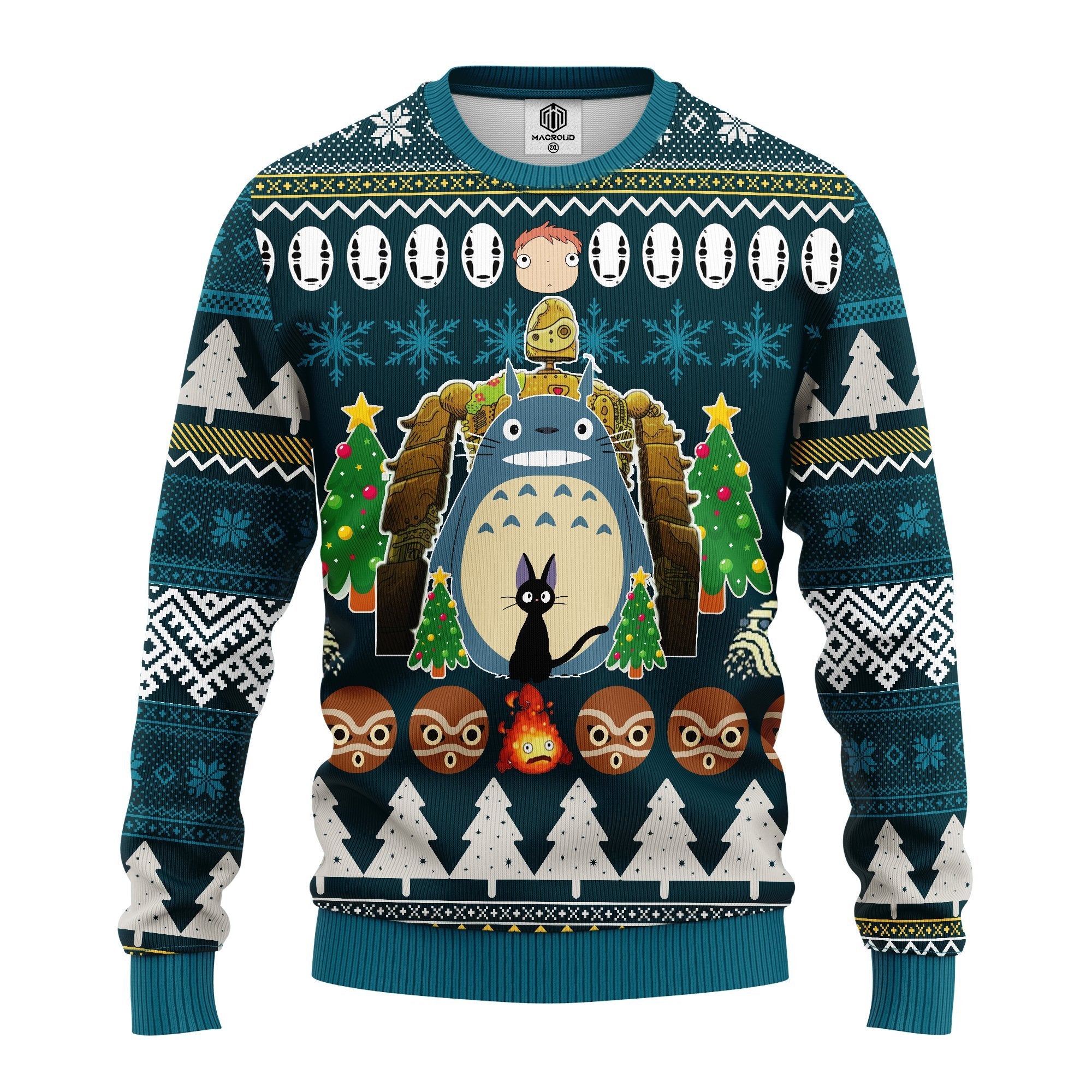 My Neighbor Is Totoro Anime Ugly Christmas Sweater Amazing Gift Idea Thanksgiving Gift