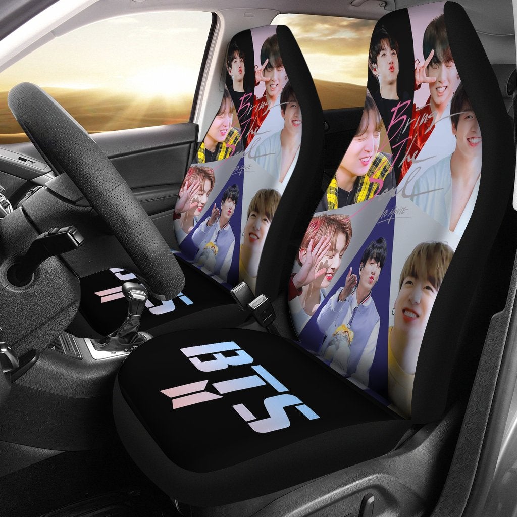 Bts Jungkook Cute Premium Custom Car Seat Covers Decor Protectors