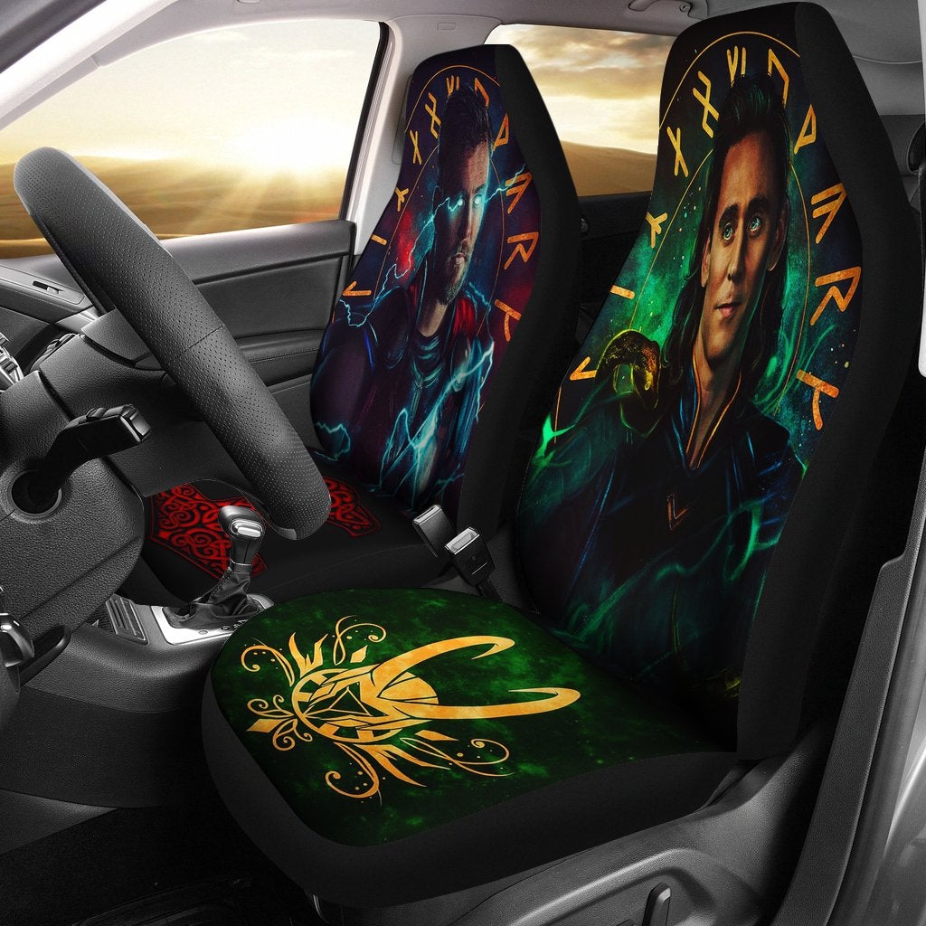 Thor Loki 2021 Car Premium Custom Car Seat Covers Decor Protectors