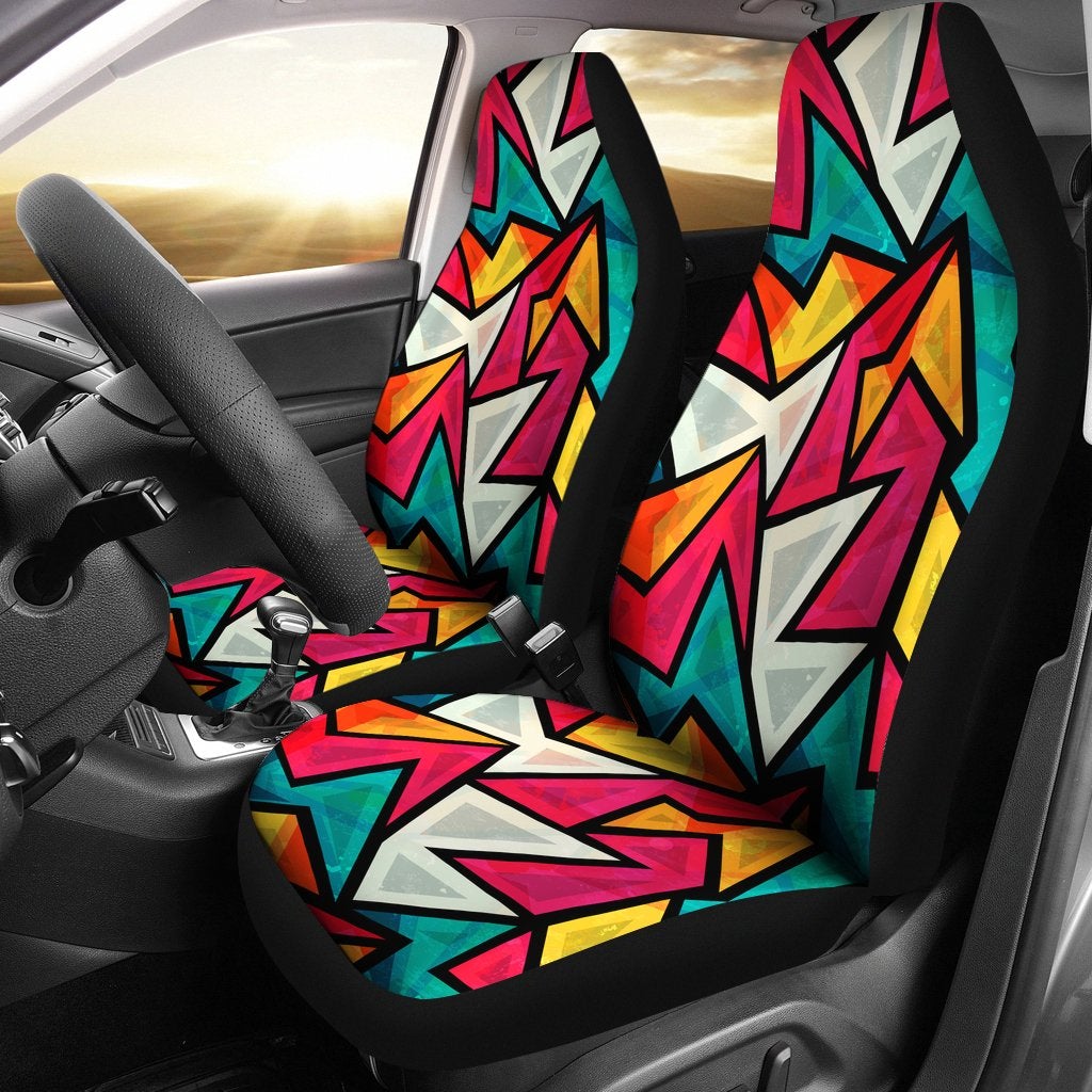 Best Funky Maze Seamless Premium Custom Car Seat Covers Decor Protector