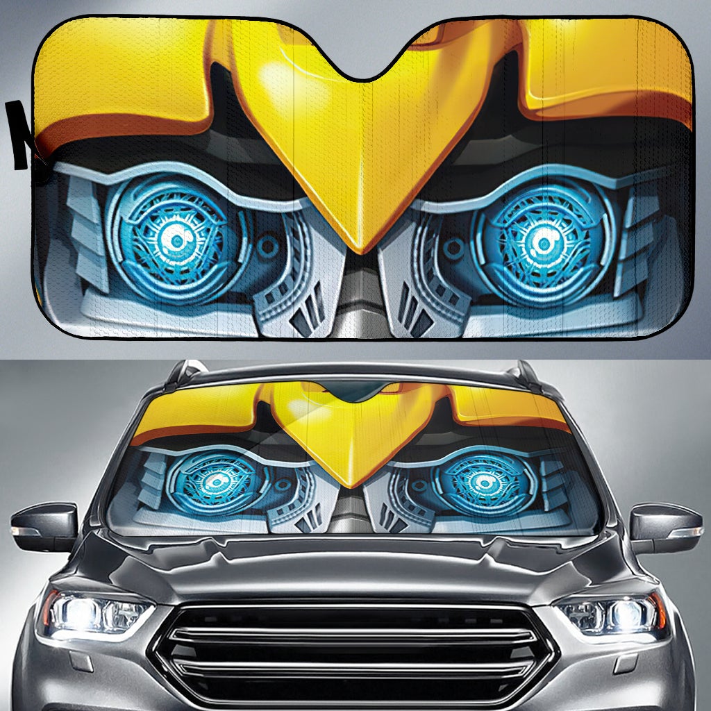Transformer Bumblebee Eyes Custom Car Windshield Auto Sun Shades