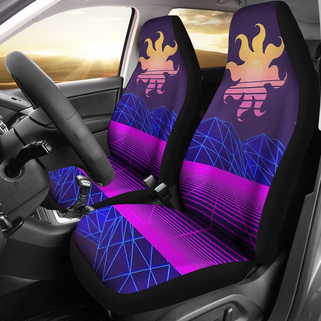 Best Mystery Abstract Sun Digital Art Premium Custom Car Seat Covers Decor Protector