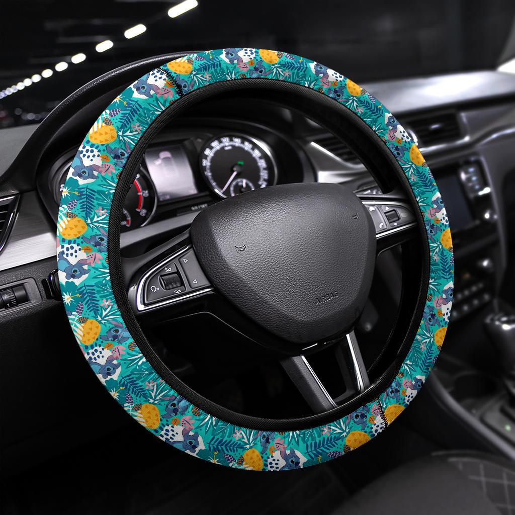 Stitch Hawaii Custom Car Steering Wheel Cover