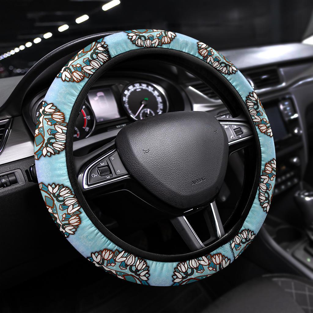 Glaceon Pokemon Car Steering Wheel Cover