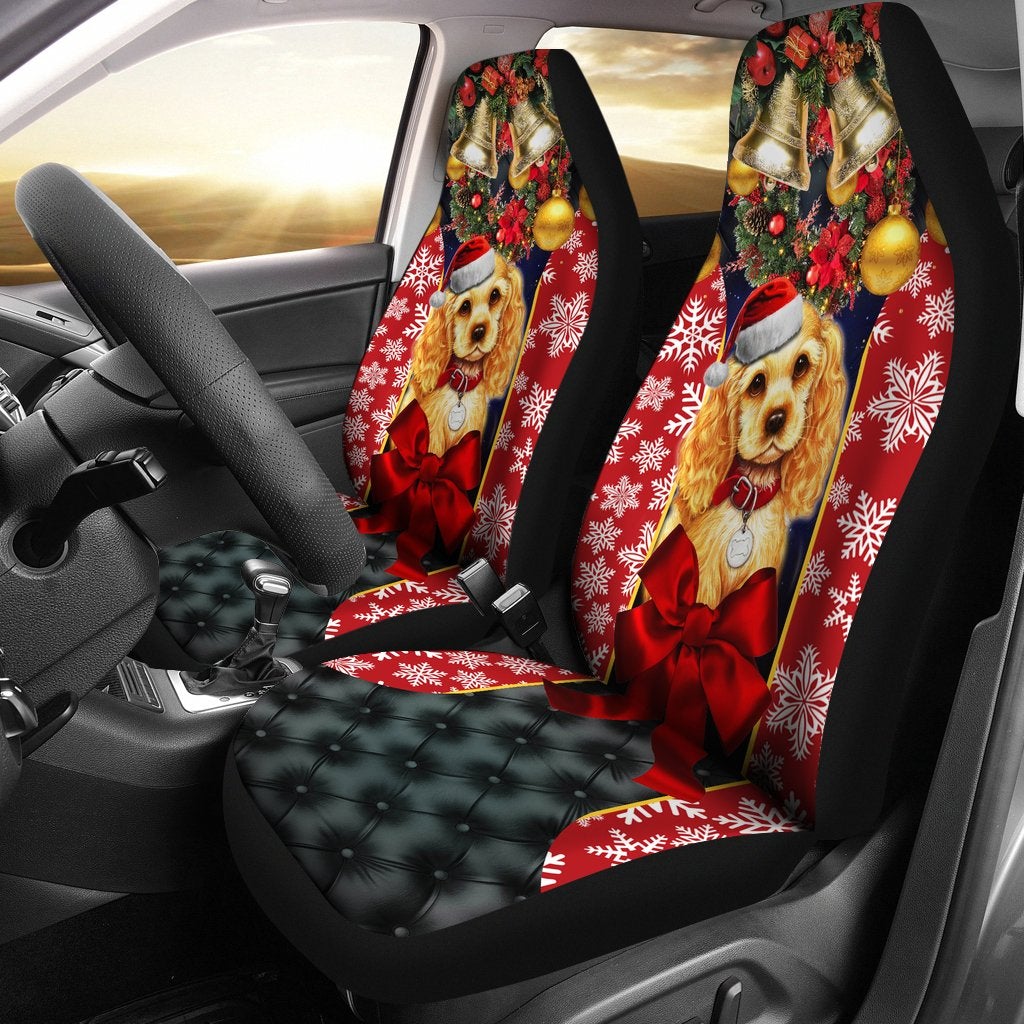 Dog Cross Embroidery Premium Custom Car Premium Custom Car Seat Covers Decor Protectors Decor Protector