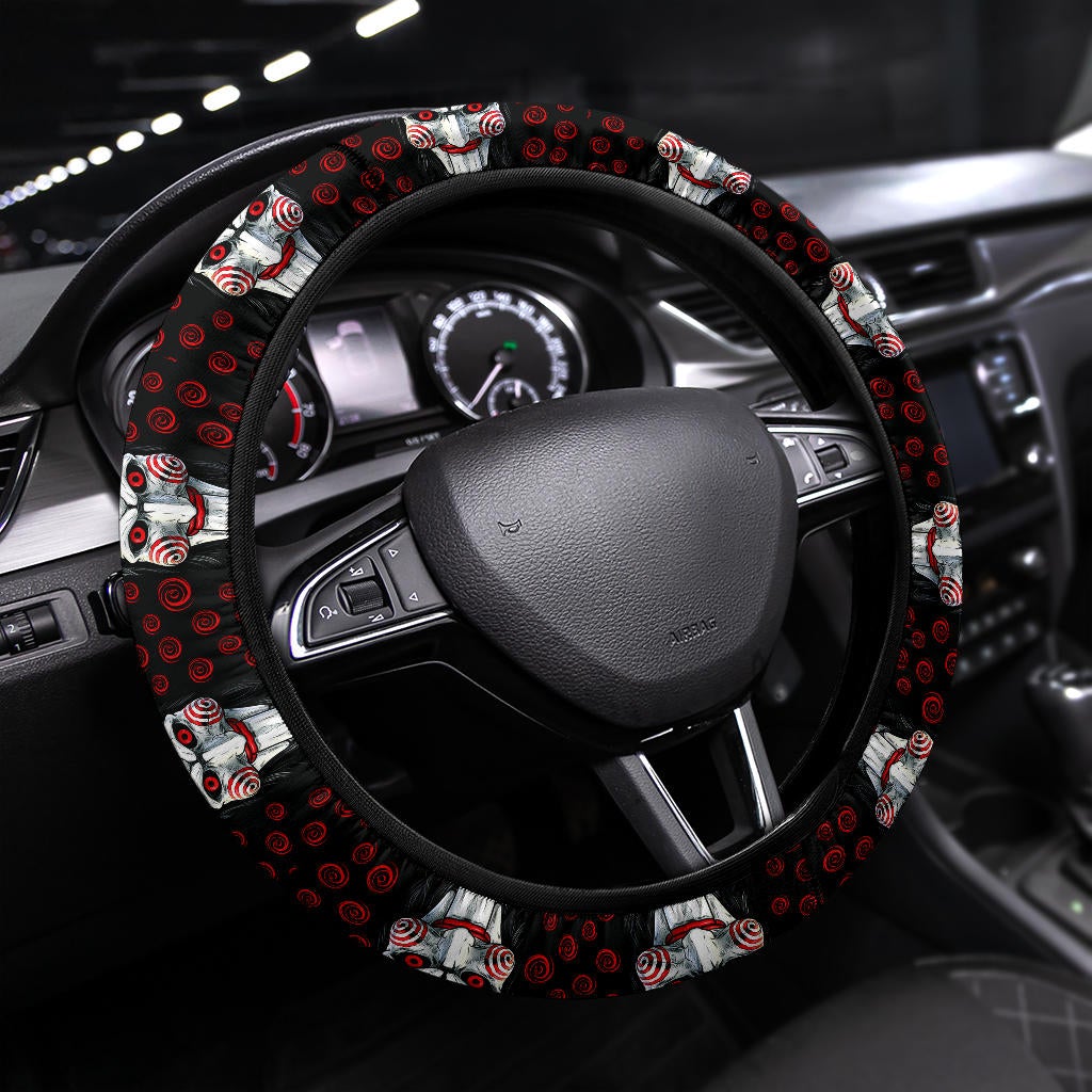 Saw Horror Movies Christmas Premium Custom Car Steering Wheel Cover