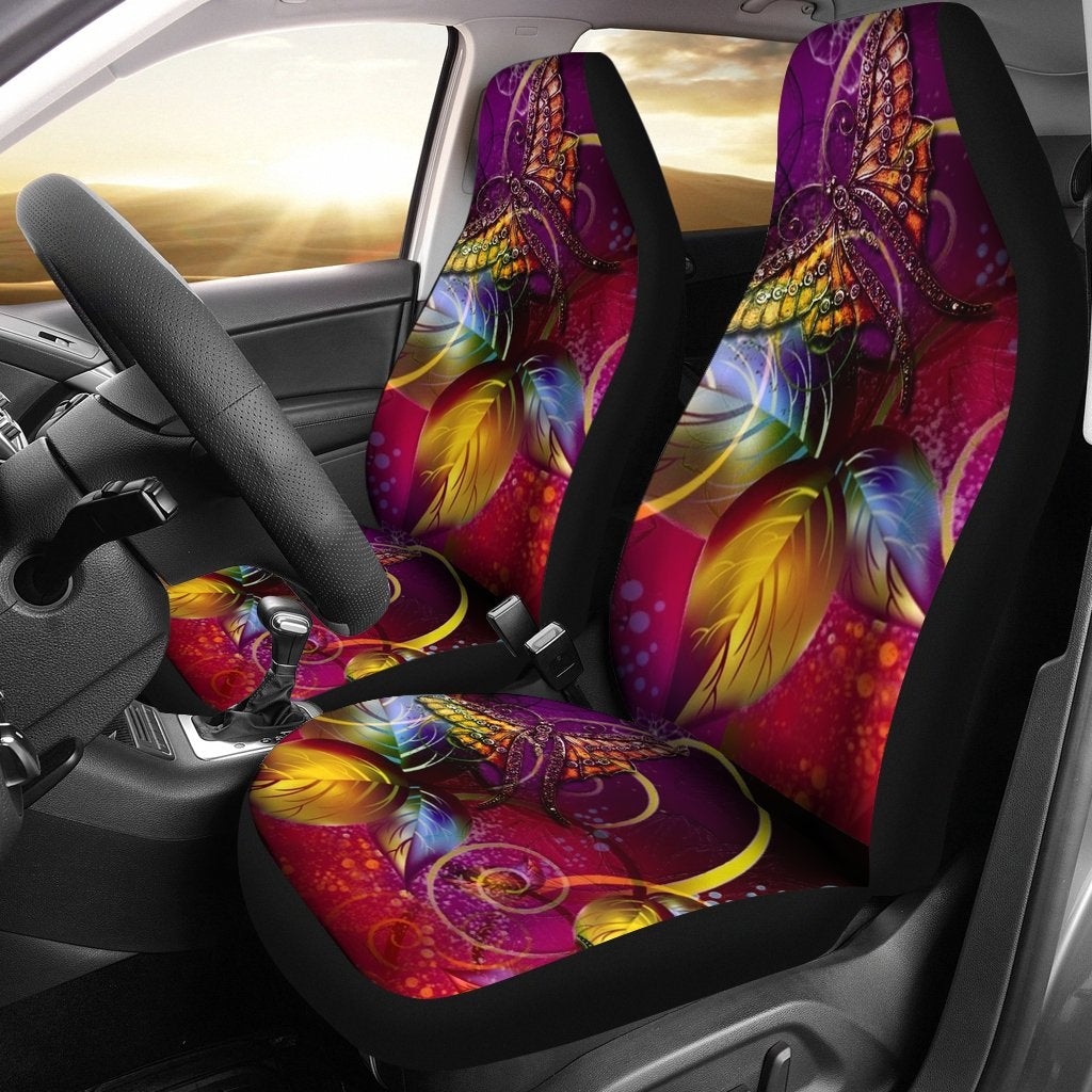Best Mystery Butterfly Premium Custom Car Seat Covers Decor Protector