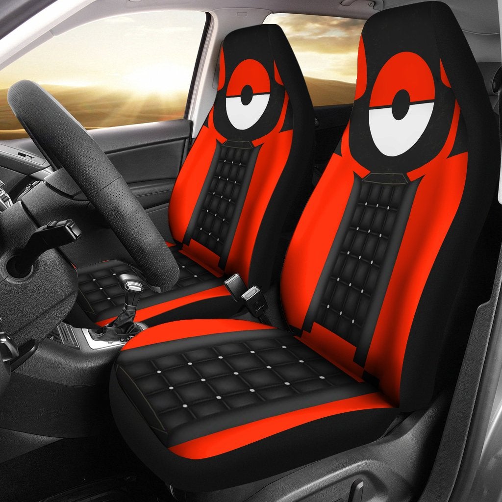 Pokemon Ball Car Premium Custom Car Seat Covers Decor Protectors