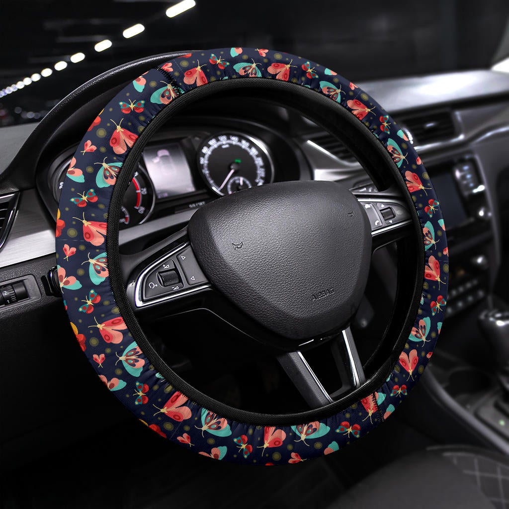 Butterfly Beautiful Premium Car Steering Wheel Cover