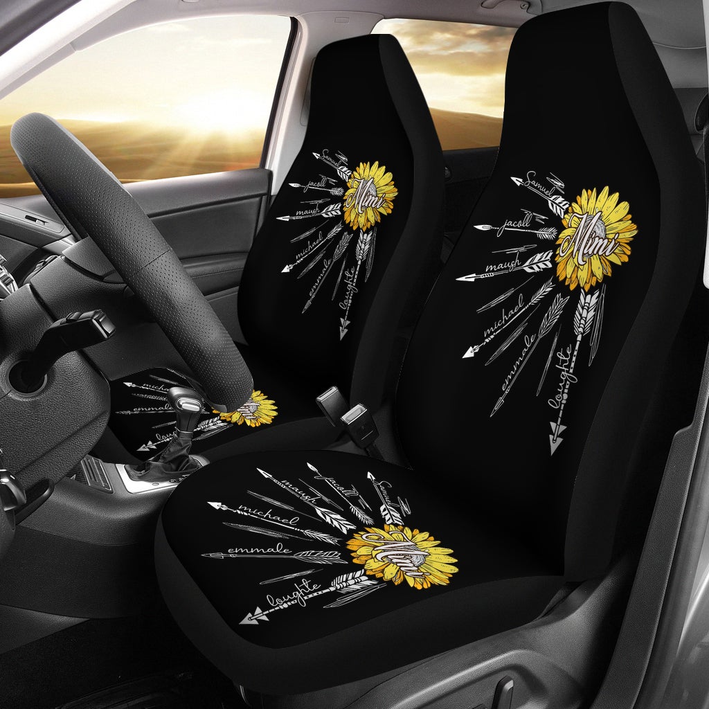 Best Sunflowers Art Premium Custom Car Seat Covers Decor Protector