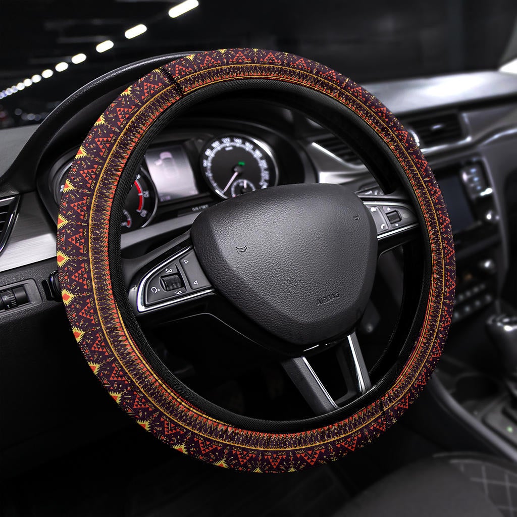 Native American Retro Premium Car Steering Wheel Cover