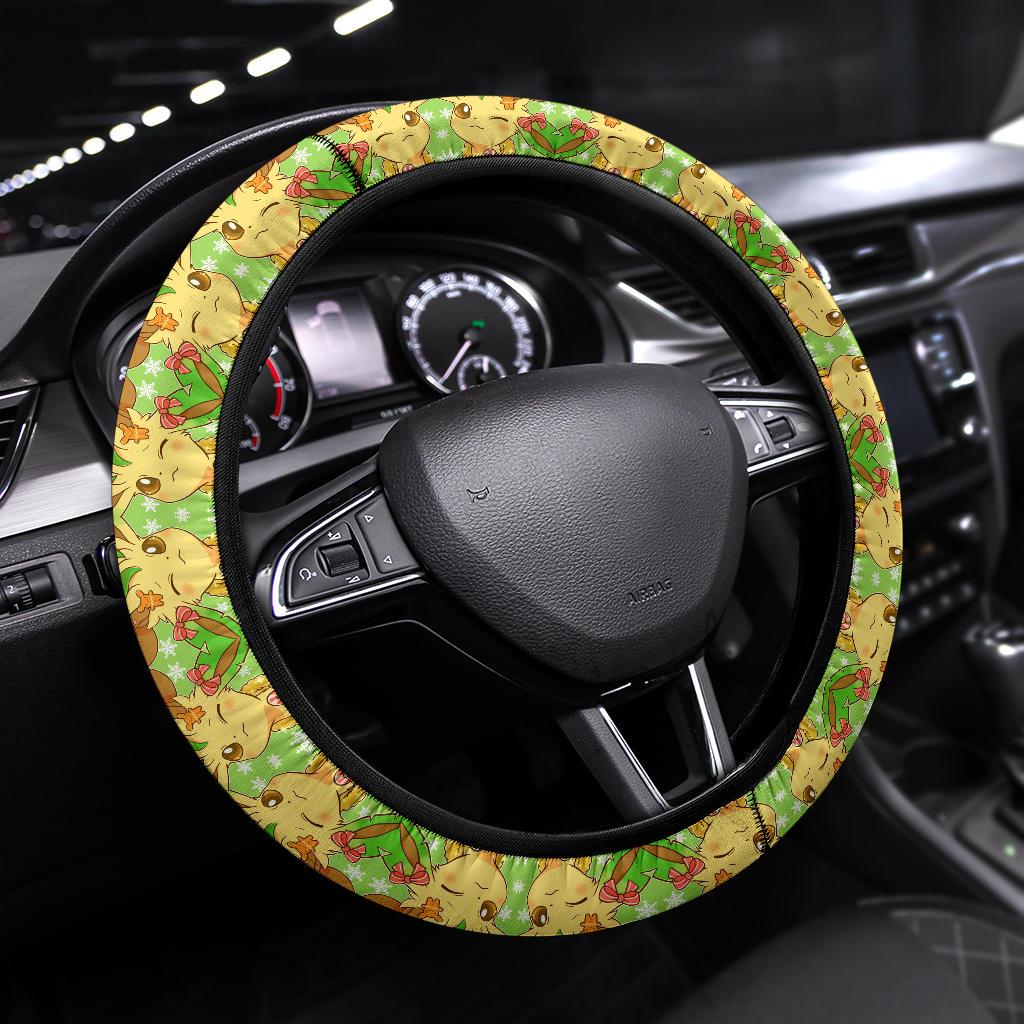 Leafeon Pokemon Car Steering Wheel Cover 2