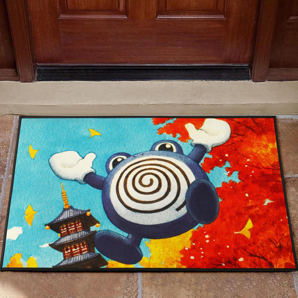 Poliwhirl Japan Pokemon Anime Door Mats