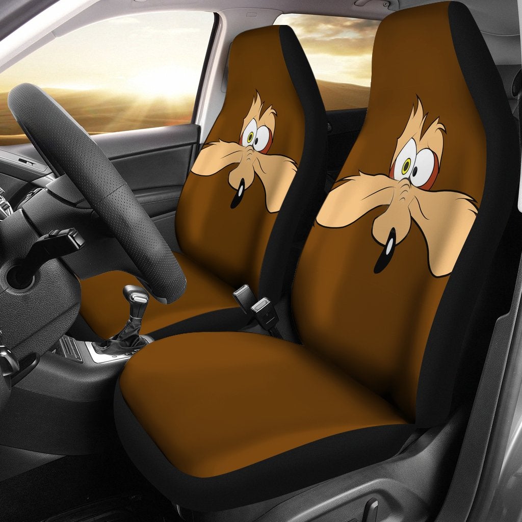 Wile E. Coyote Premium Custom Car Seat Covers Decor Protectors