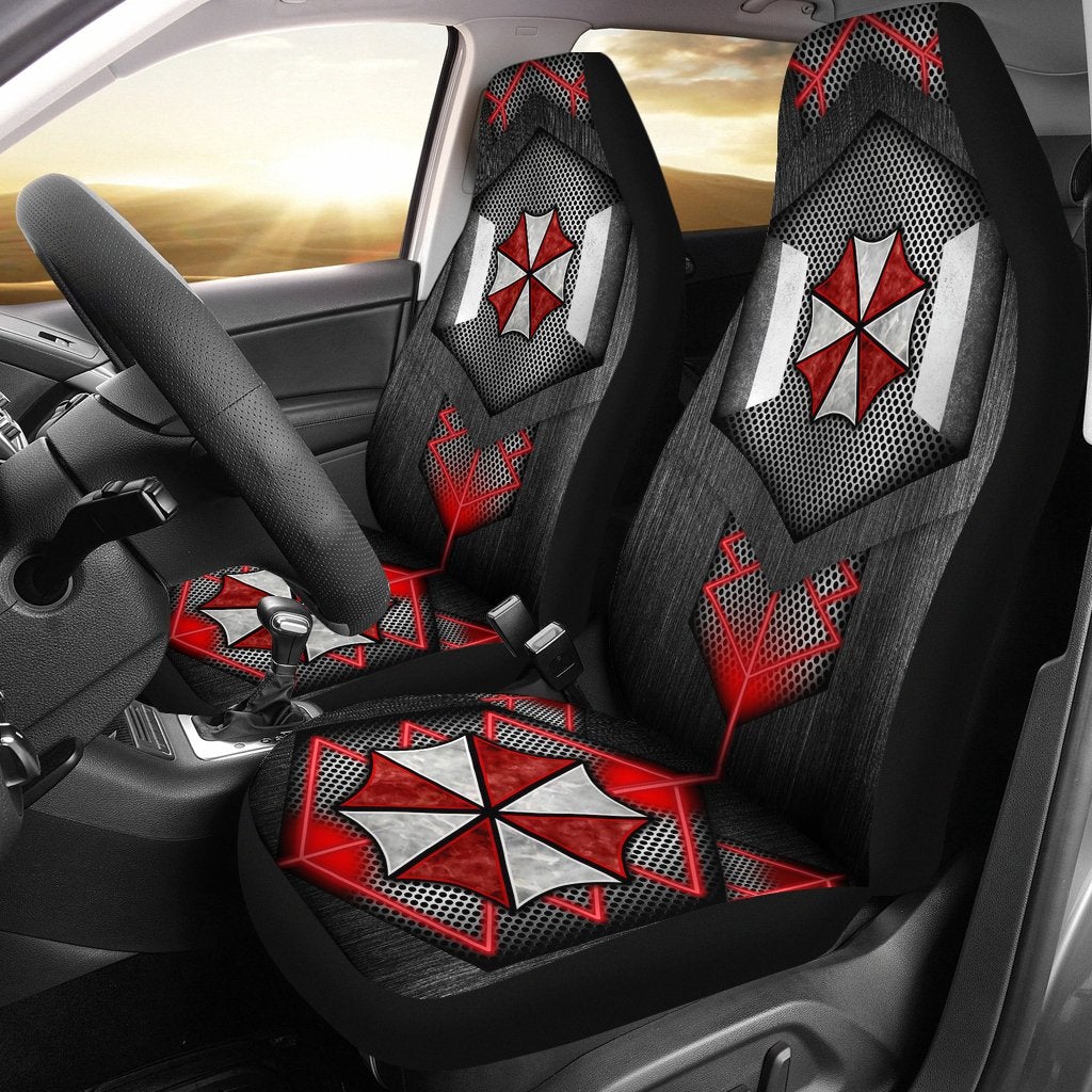 Resident Evil Umbrella Car Premium Custom Car Seat Covers Decor Protectors