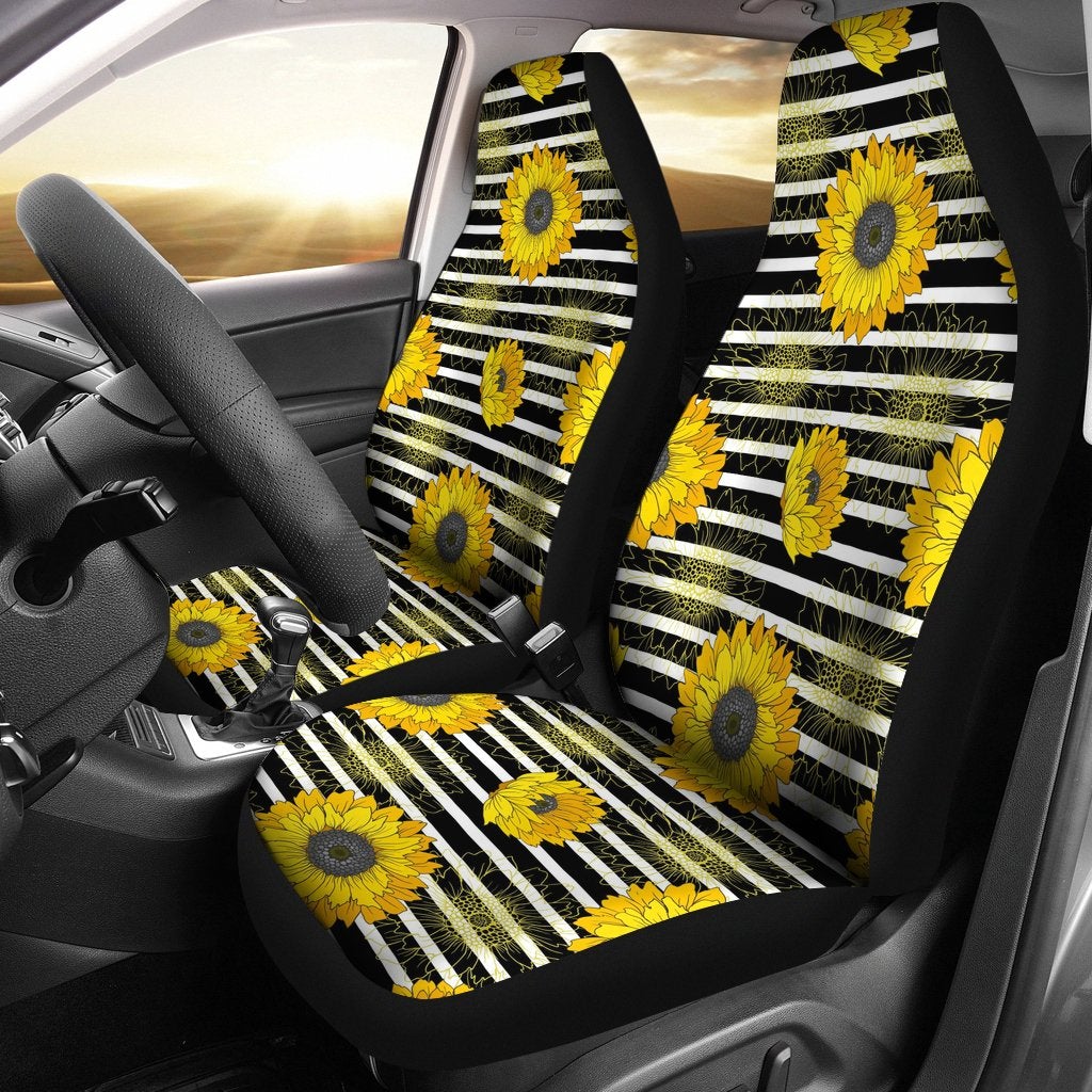 Best Sunflower Hd Premium Custom Car Seat Covers Decor Protector