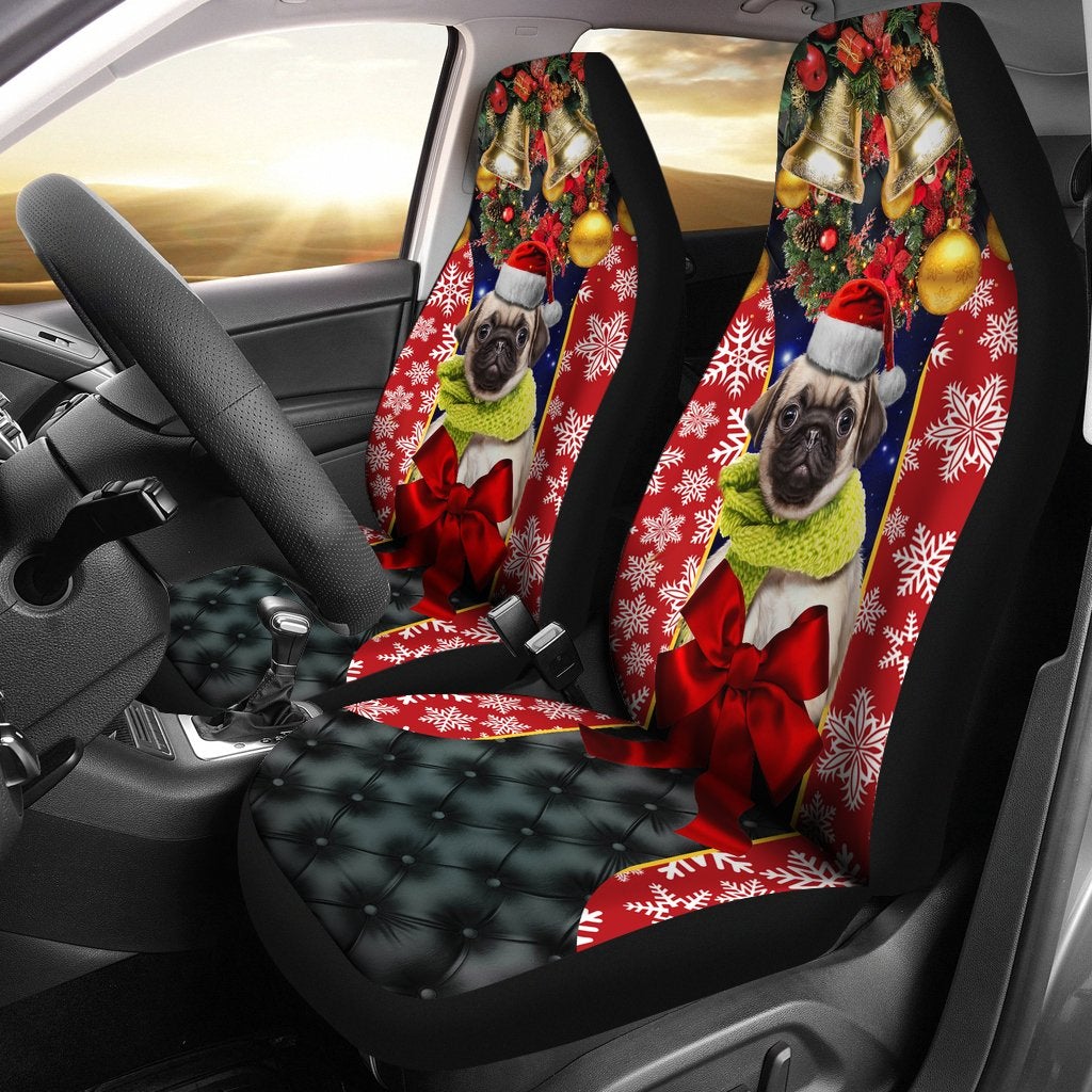 Puppy Pug English Mastiff Premium Custom Car Premium Custom Car Seat Covers Decor Protectors Decor Protector