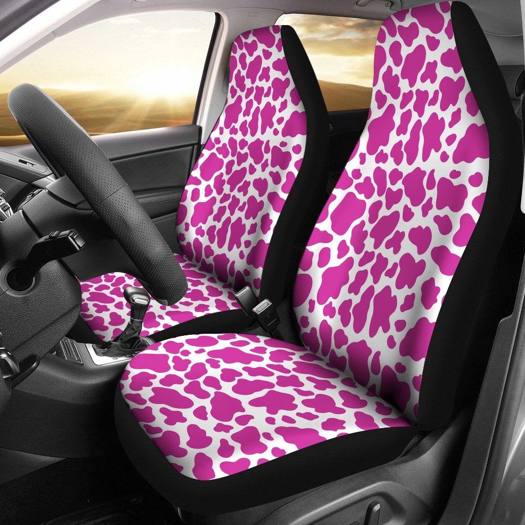 Best Pink Cow Print Car Seat Car Decor Car Protector