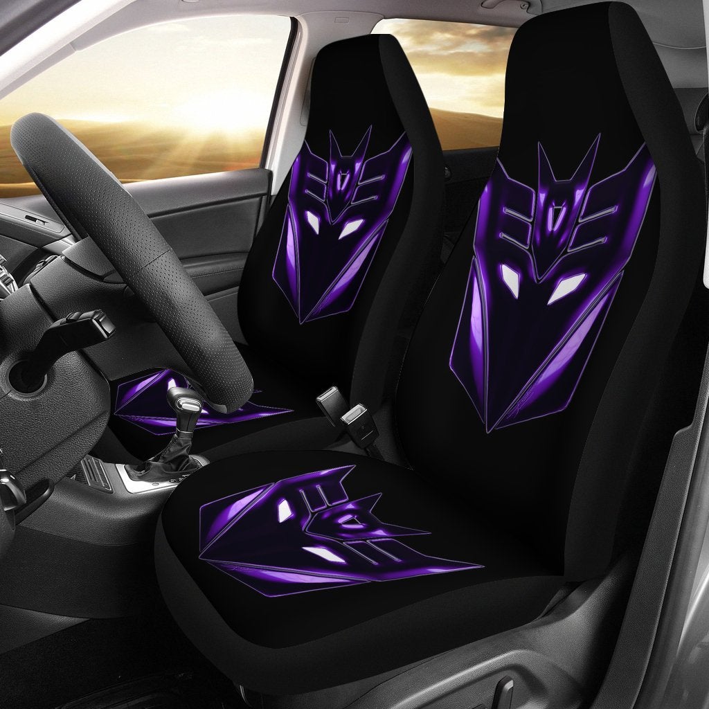 Decepticon Transformers Premium Custom Car Seat Covers Decor Protectors