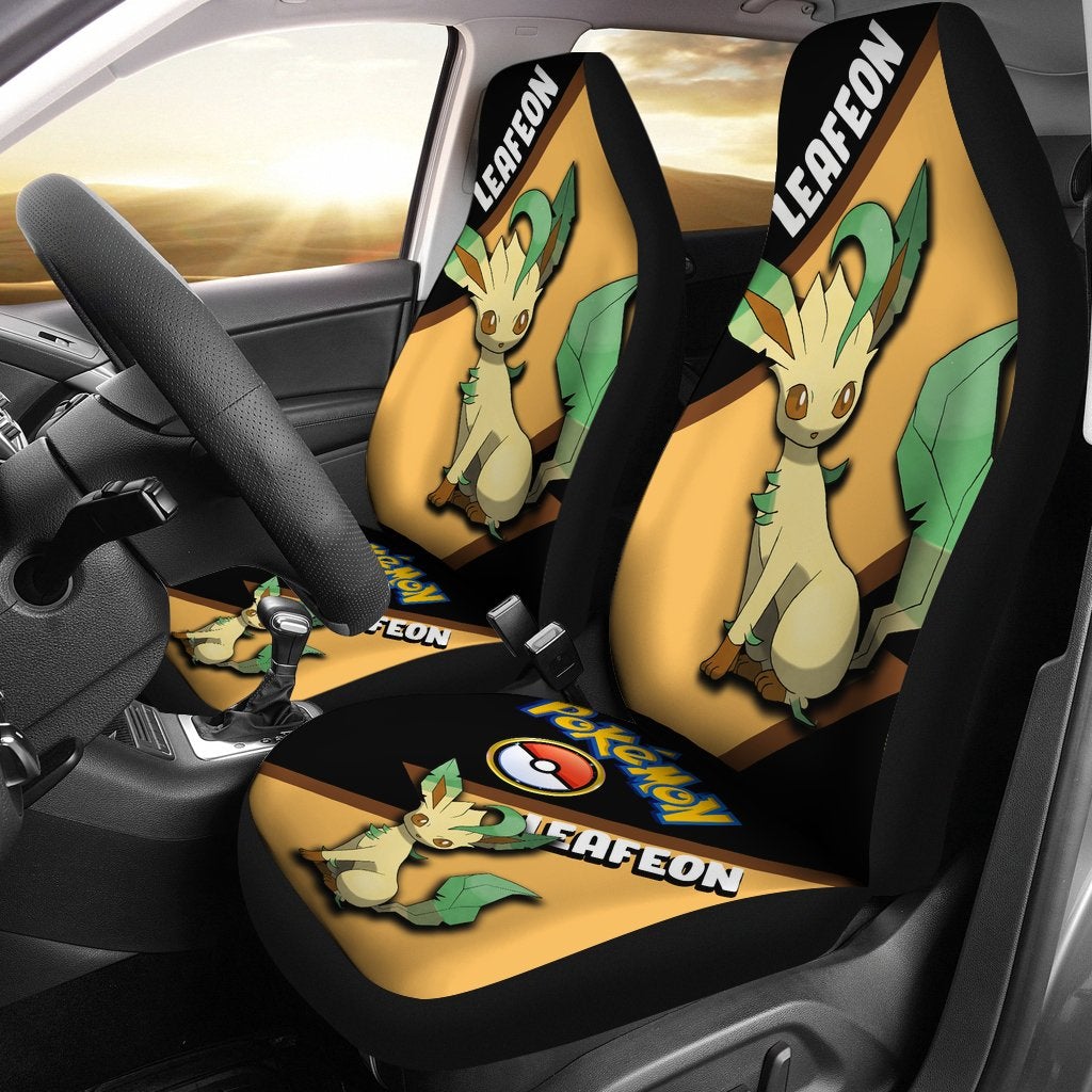 Leafeon Car Seat Covers Custom Anime Pokemon Car Accessories