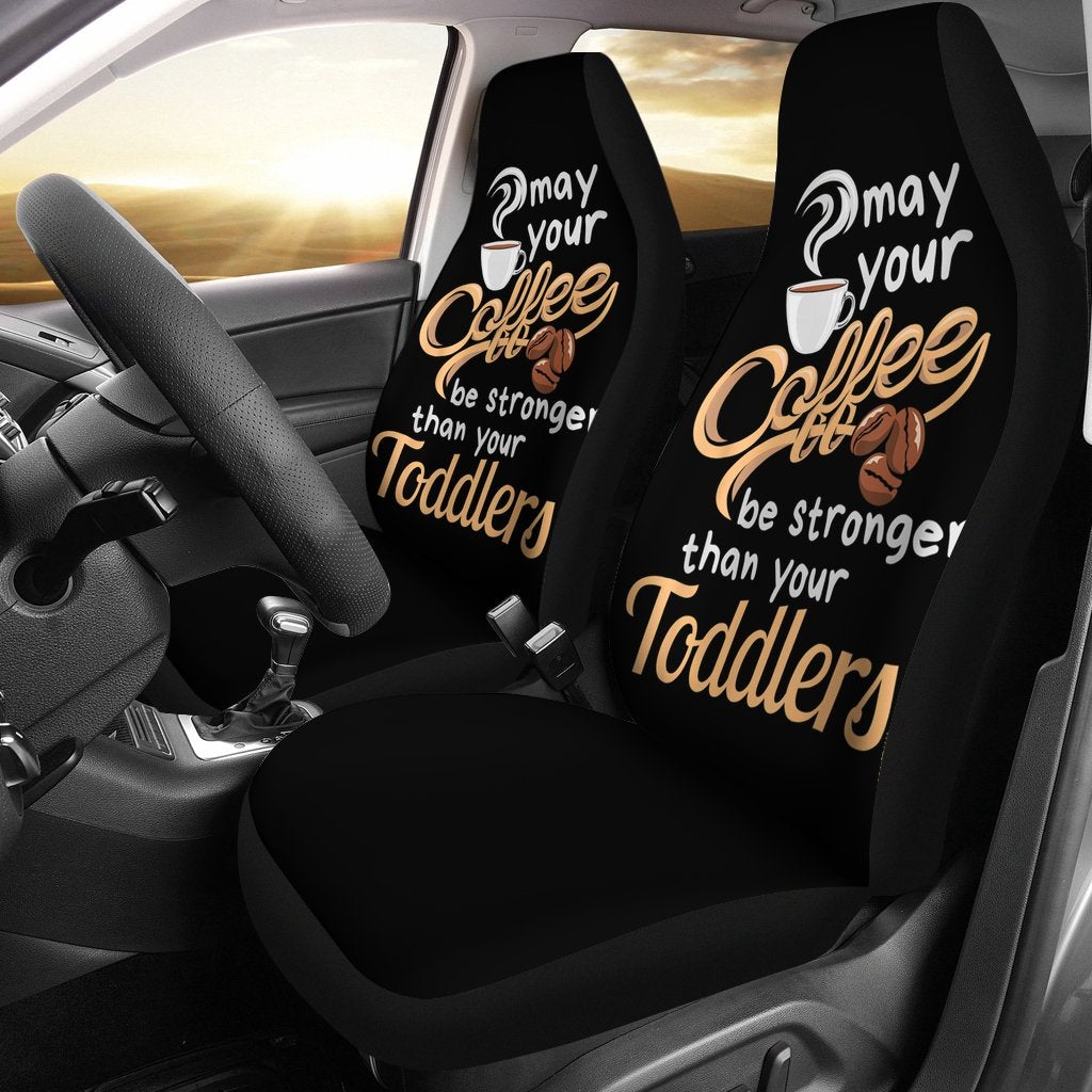 Best Teacher Coffee Lover Premium Custom Car Seat Covers Decor Protector