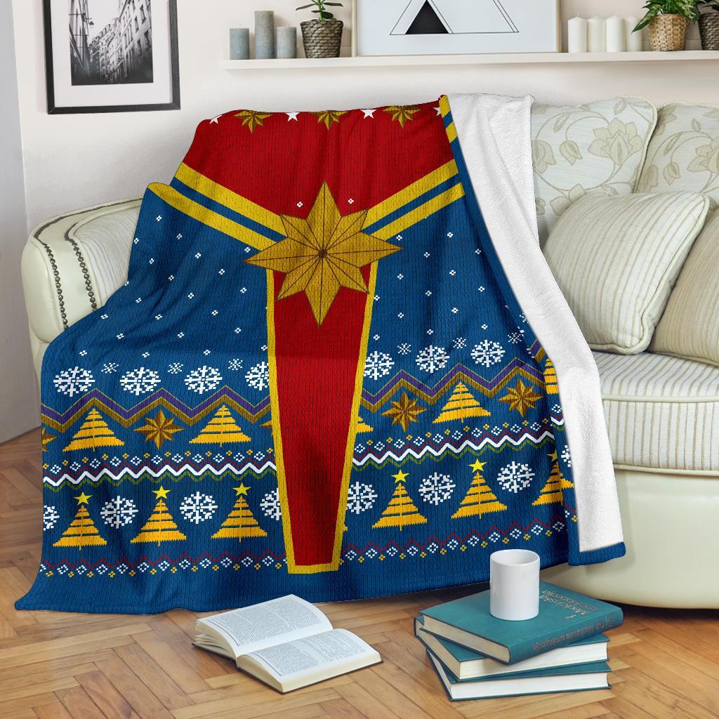Captain Ugly Christmas Custom Blanket Home Decor