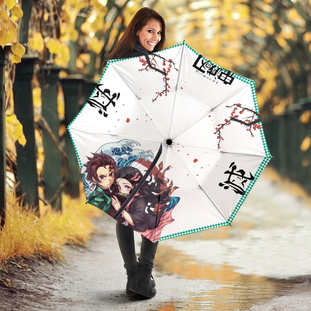 Tanjiro Nezuko Demon Slayer Anime Custom Umbrella