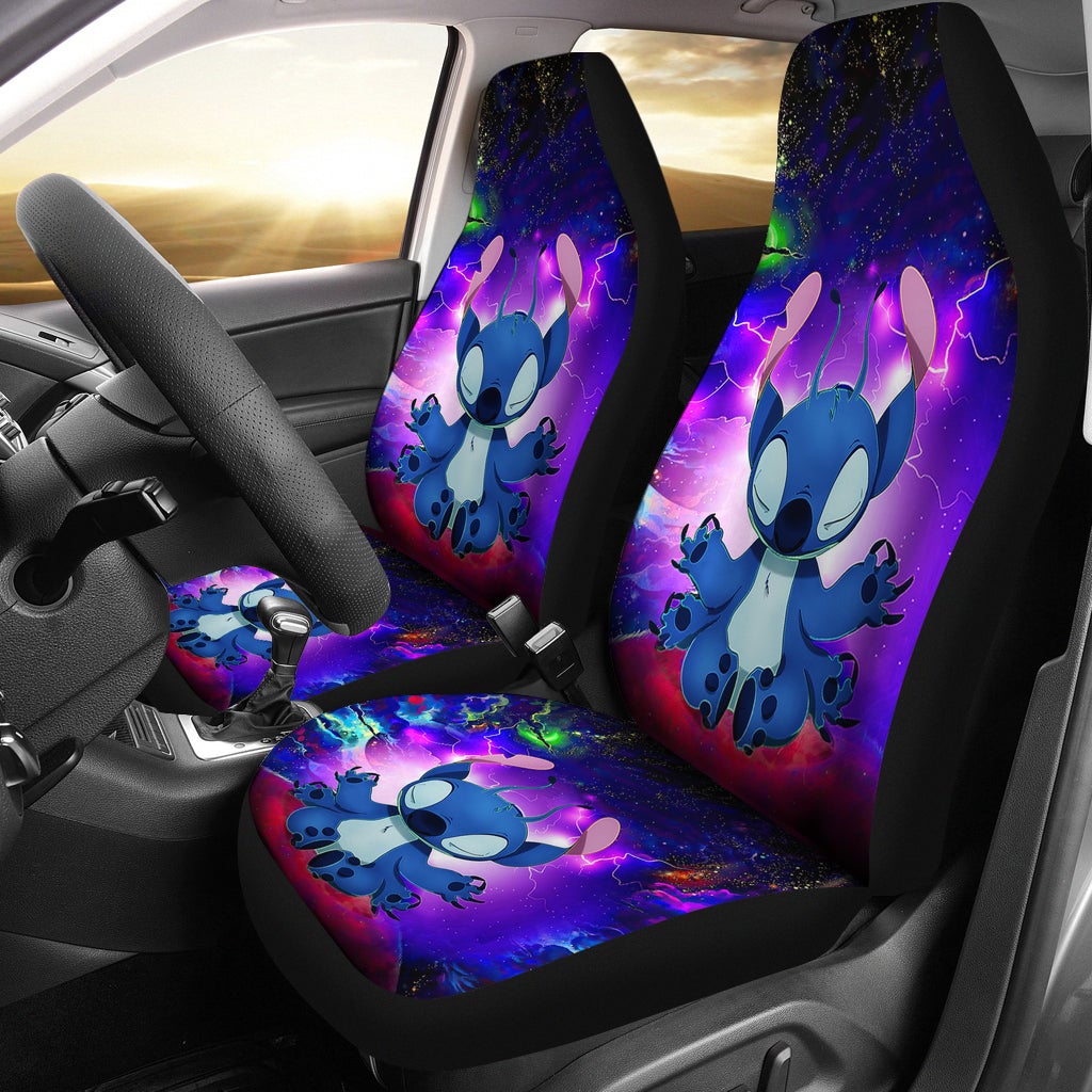 Stitch Yoda Galaxy Car Seat Covers