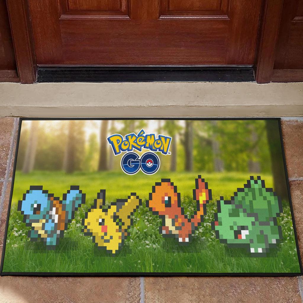 Pokemon Go Pixel Door Mats