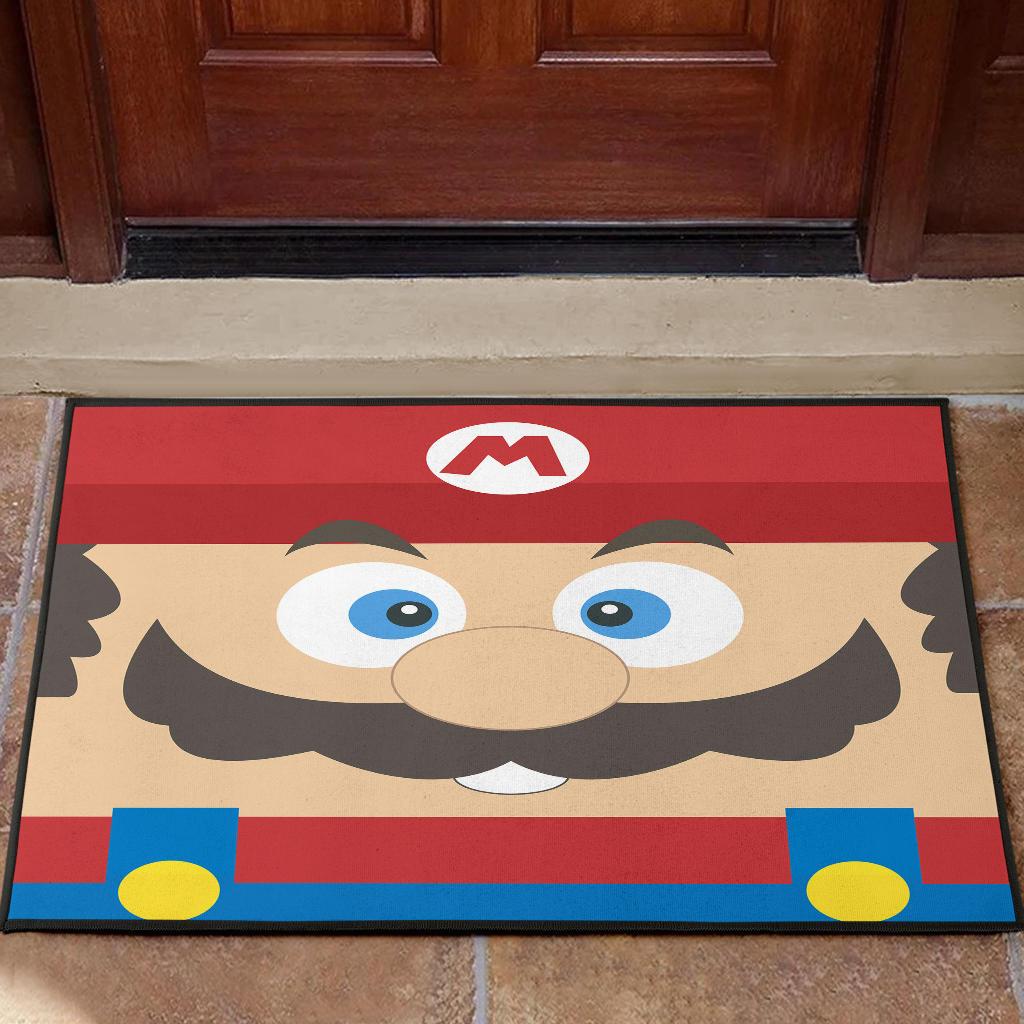 Super Mario Door Mats Home Decor
