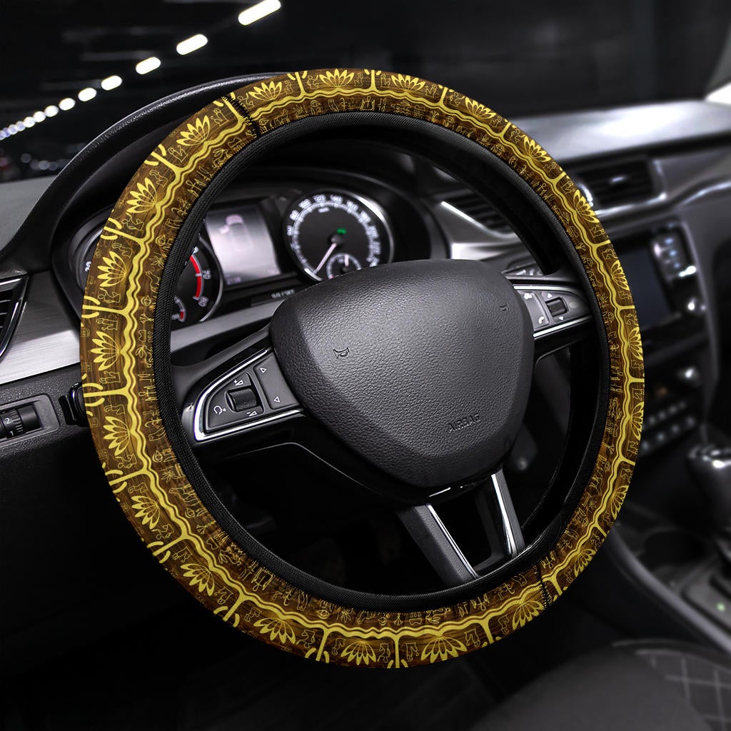 Fashion Egypt Seamless Premium Car Steering Wheel Cover