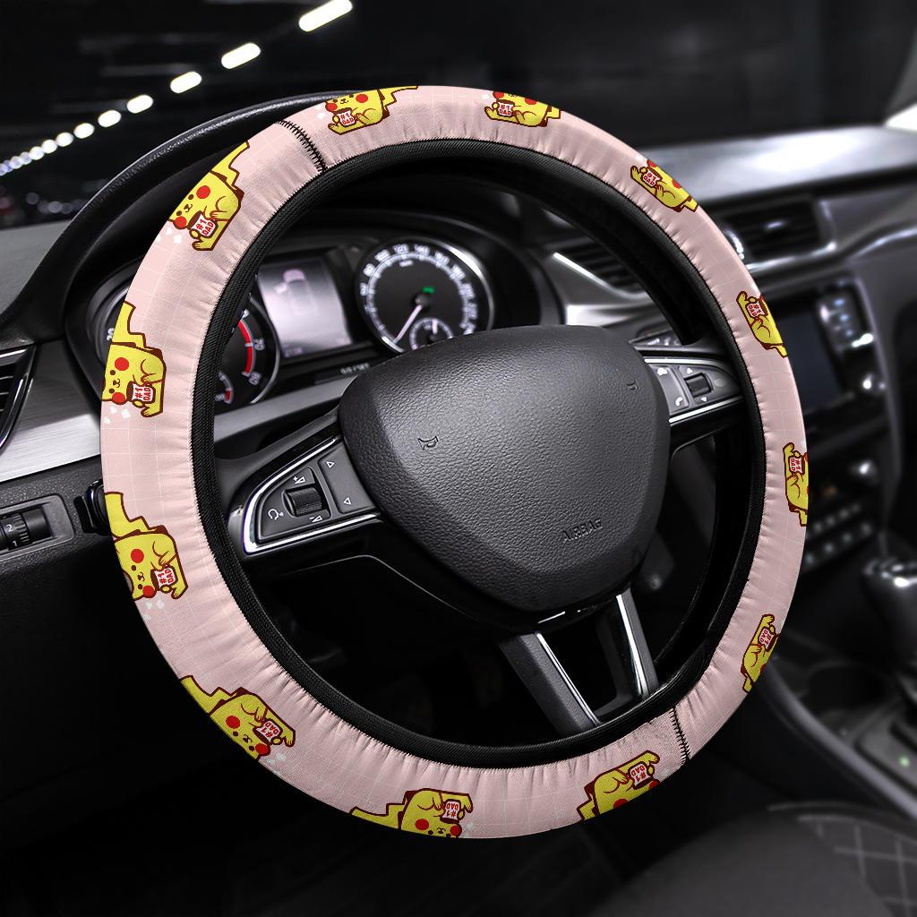 Detective Pikachu Pokemon Car Steering Wheel Cover