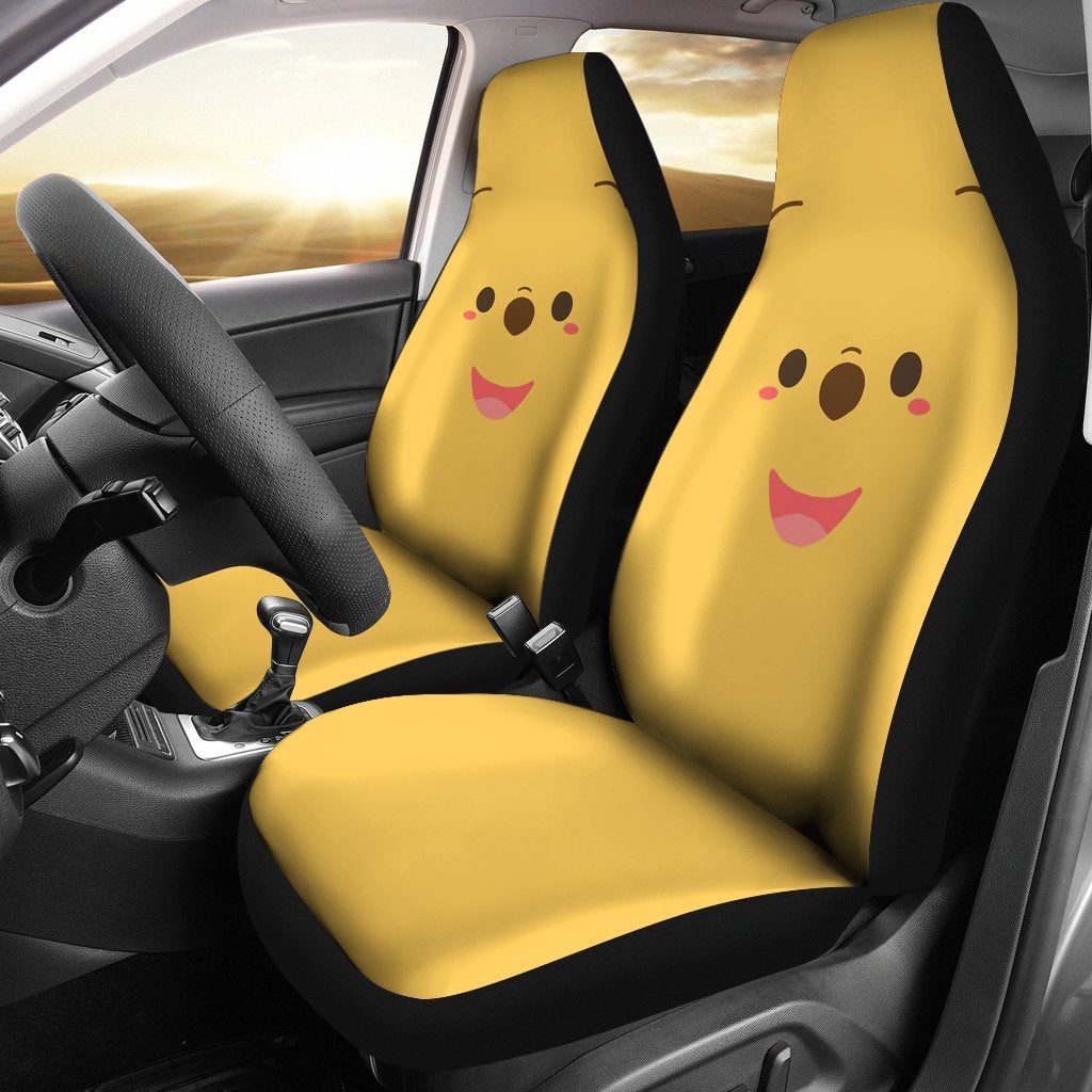 Winnie The Pooh Premium Custom Car Seat Covers Decor Protector