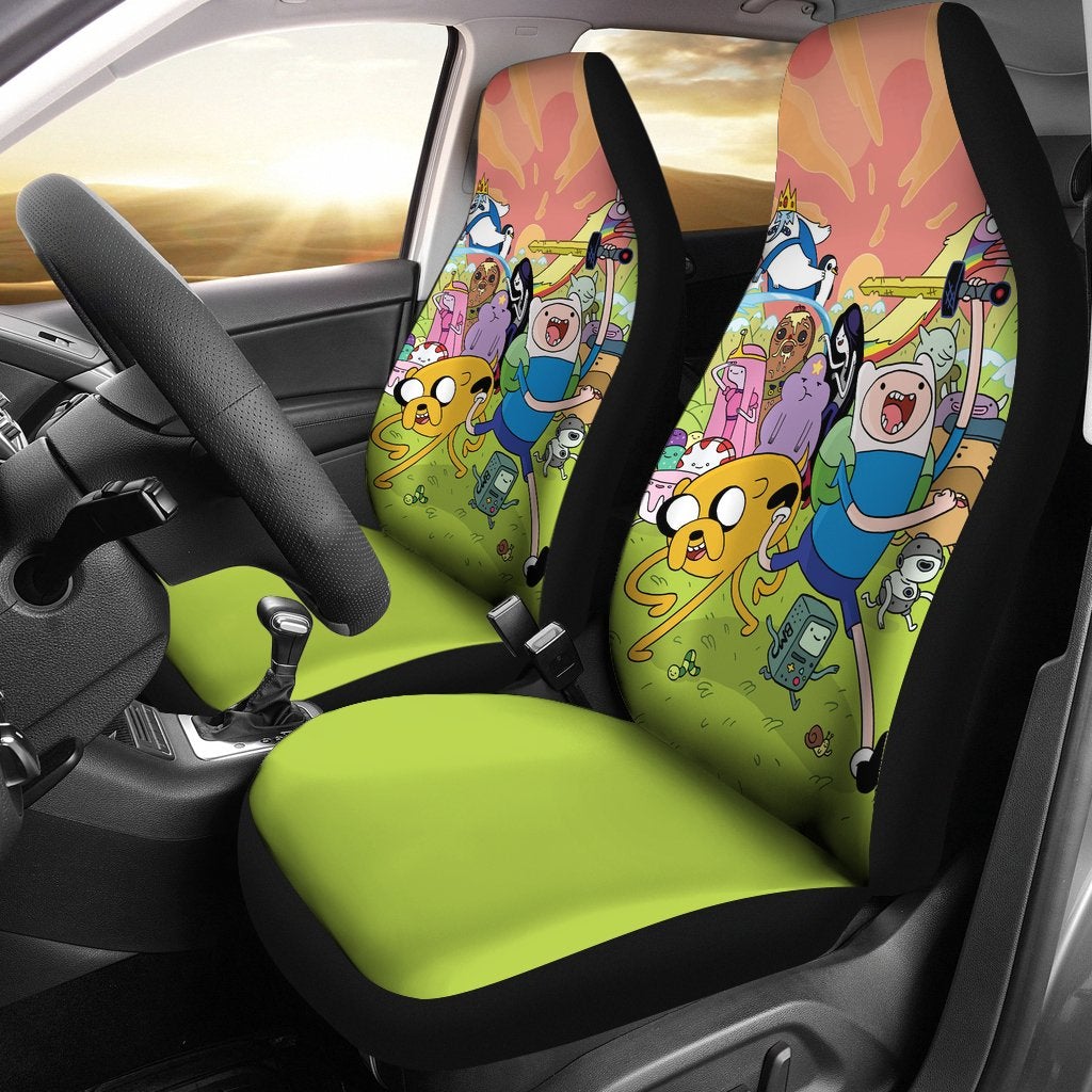 Adventure Time Premium Custom Car Seat Covers Decor Protectors 6