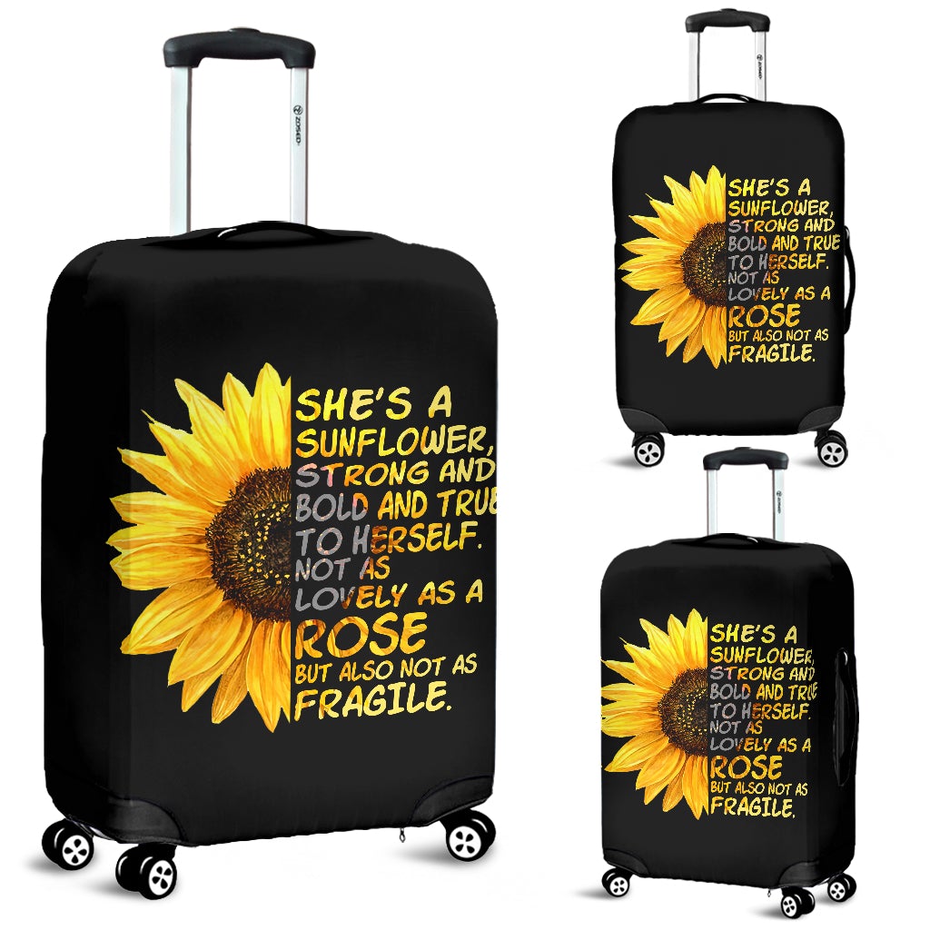 Sunflowers She'S A Sunflower Luggage Cover Suitcase Protector Suitcase Protector