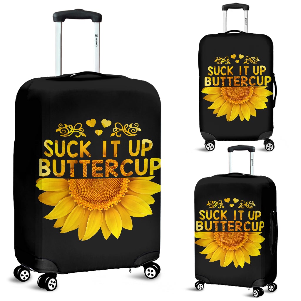 Sunflowers Shut It Up Luggage Cover Suitcase Protector Suitcase Protector