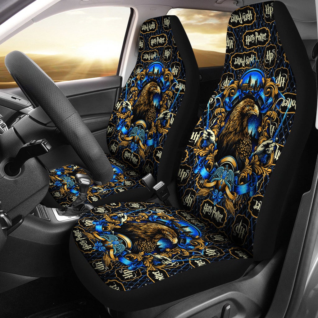 Harry Potter Ravenclaw Premium Custom Car Seat Covers Decor Protector