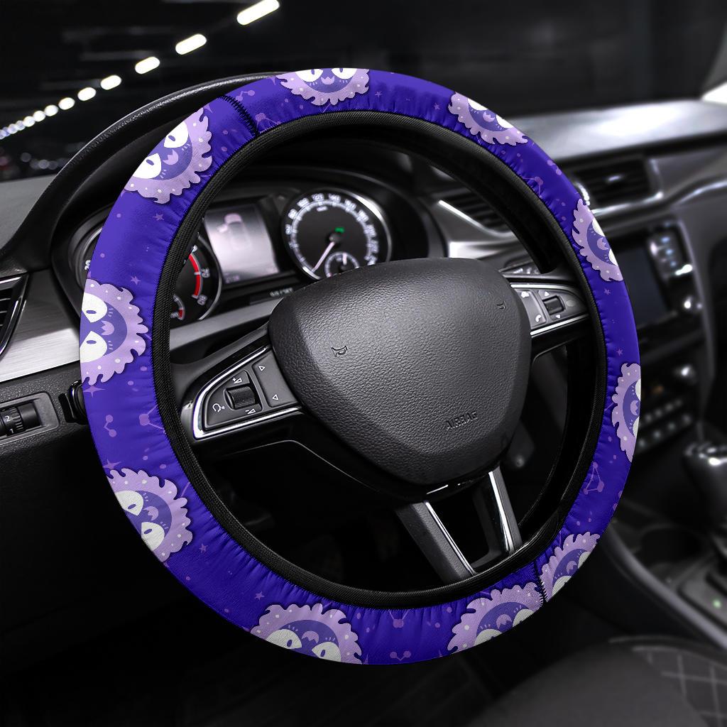 Gastly Dyed Pokemon Car Steering Wheel Cover