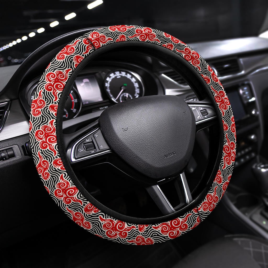 Japanese Style Cloud Premium Car Steering Wheel Cover