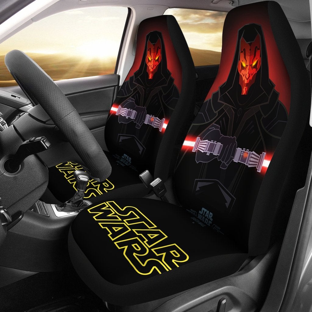 Star Wars Darth Maul Premium Custom Car Seat Covers Decor Protectors