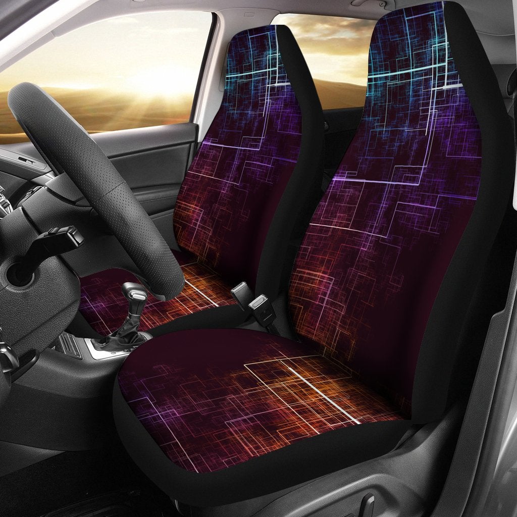 Best Technologies Abstract Premium Custom Car Seat Covers Decor Protector